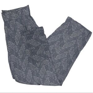 Urban Outfitters Navy and White Harem Pants Sz S